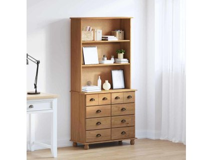 Kotec ASKIM medová hnědá 91 x 40 x 184 cm Masivní borové dřevo 3334642