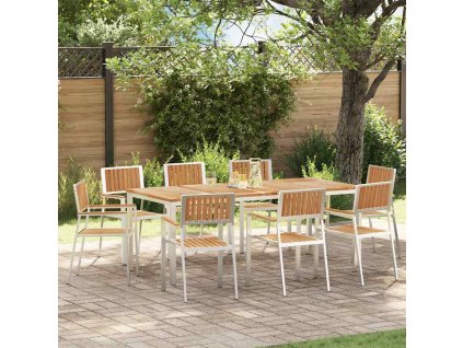 Zahradníjídelníset Hnědá Masivní teakové dřevo 3334804