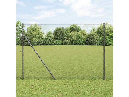 Plot s příspěvky Šedá 1.5 x 25 m Ocel potažená PVC 3352825