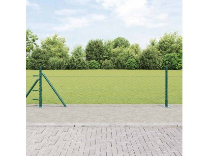 Plot s příspěvky Zelená 0,4 x 10 m Ocel potažená PVC 3353467