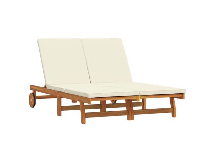 Slunečník 2-osoba Hnědá 63 x 199 x 85 cm Masivní akátové dřevo 3325188