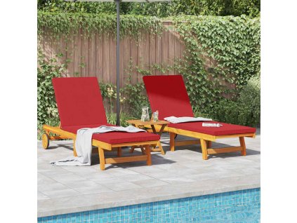 Slunečník 2-osoba 2 pcs Hnědá Masivní akátové dřevo 3325198