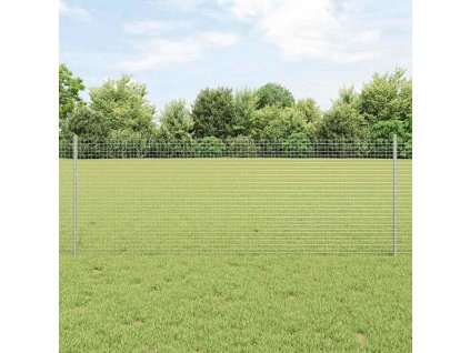 Plot a sloupek Stříbrná 0,8 x 10 m Ocel 3336324