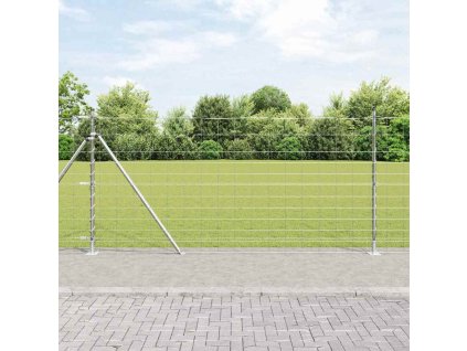 Pastevní plot Stříbrná 25 x 1,2 m Pozinkovaná ocel 3351510