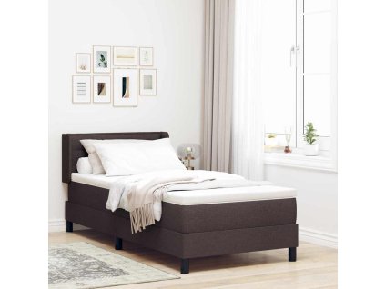 Postel boxspring s matrací s matrací Tmavě hnědá 80 x 200 cm 3341009