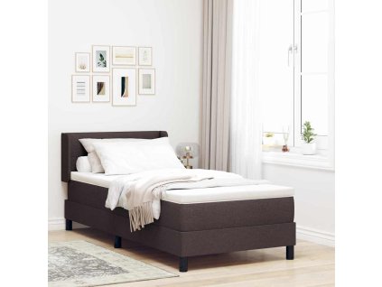 Postel boxspring s matrací s matrací Tmavě hnědá 80 x 200 cm 3341072