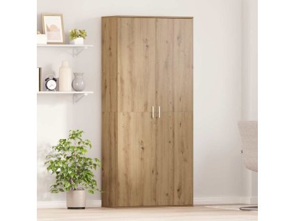 Vysoká skříň dub artisan 80 x 35 x 180 cm Kompozitní dřevo 3365562