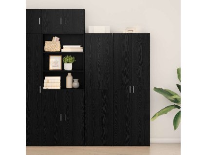 Vysoký bufet Černý dub 45 x 42.5 x 185 cm Kompozitní dřevo 3365584