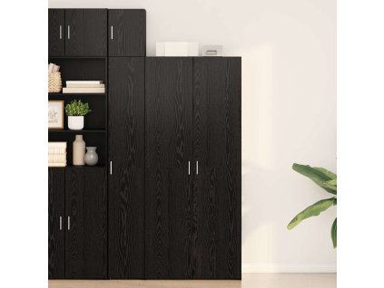 Vysoký bufet Černý dub 40 x 42,5 x 185 cm Kompozitní dřevo 3365596