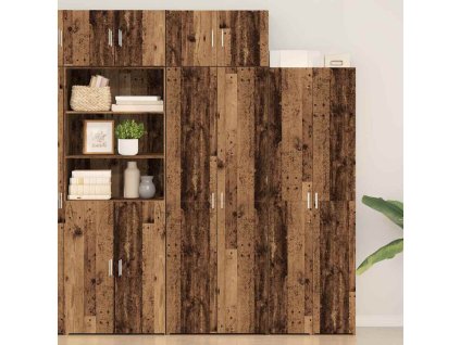 Úložná skříňka Staré dřevo 70 x 42.5 x 225 cm Kompozitní dřevo 3365632