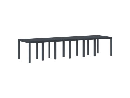 Zahradní jídelní stůl Antracit 350 x 100 x 73 cm polyratan 3378524