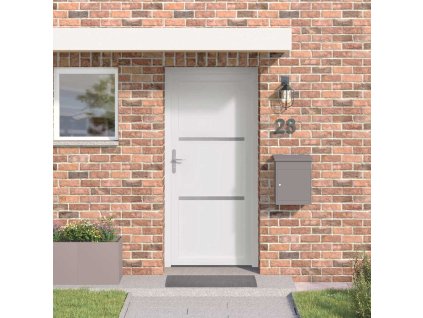 Přední dveře Bílá 98 x 208 cm PVC 3385809