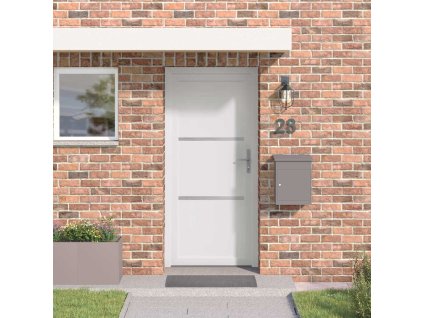 Přední dveře Bílá 108 x 208 cm PVC 3385814