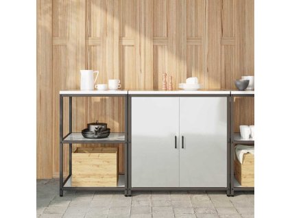 Kuchyňská skladovací sada 2 pcs Stříbrná Pozinkovaná ocel 3392685