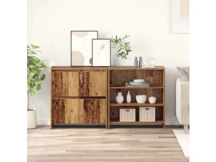 Konzole 2 pcs Staré dřevo 70 x 41 x 75 cm Kompozitní dřevo 3393300