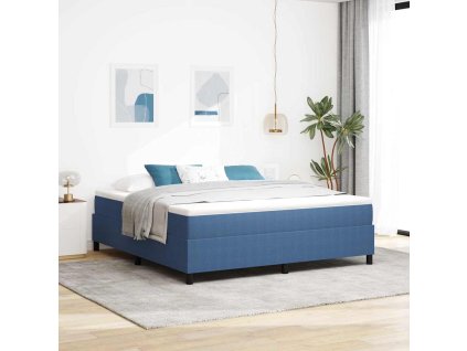 Postel s boxspringem Modrá 180 x 200 cm Sametová tkanina 3337425