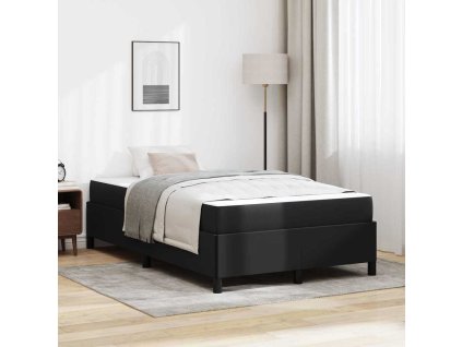 Rám postele s matrací Černá 120 x 190 cm textil 3398989