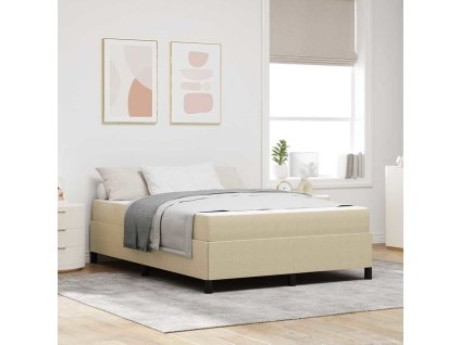 Rám postele s matrací Světle zelená šedá 160 x 200 cm textil 3399134