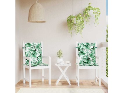 Polštáře na židle Jiný 2 pcs Vzor listí 100 x 50 x 3 cm 361310