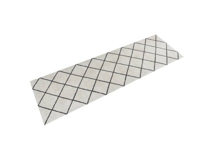 Kuchyňský koberec omyvatelný Čtverec 60 x 180 cm samet 136568