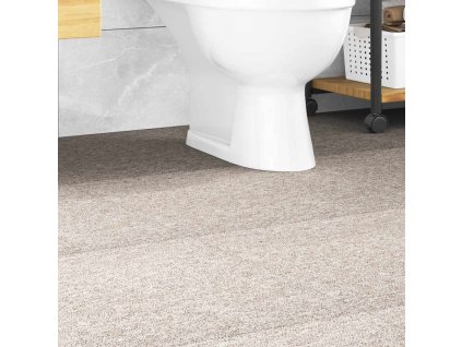 Kobercové podlahové dlaždice 20 ks 5 m² 50x50 cm světle béžové 147319