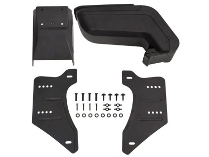 Loketní opěrka univerzální černá 14 x 30 x (32–48,5) cm ABS 154645