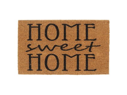 Rohožka před dveře přírodní 45 x 75 cm kokosové vlákno 155609