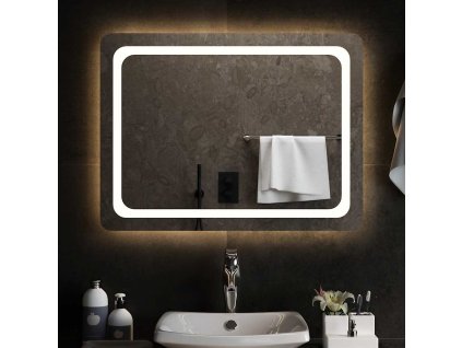 Koupelnové zrcadlo s LED osvětlením 80x60 cm 151787