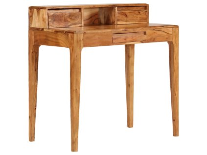 Psací stůl se zásuvkami z masivního dřeva 88 x 50 x 90 cm 244959