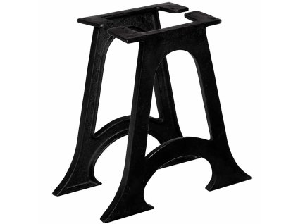 Nohy ke konferenčnímu stolku ve tvaru oblého A 2 ks litinové 245430