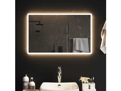 Koupelnové zrcadlo s LED osvětlením 80x50 cm 151767
