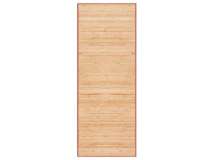 Koberec bambus 80 x 200 cm hnědý 247205