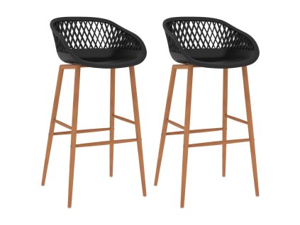 Barové židle 2 ks černé 248152