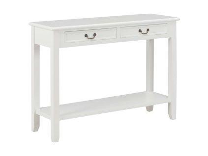 Konzolový stolek bílý 110 x 35 x 80 cm dřevo 249900