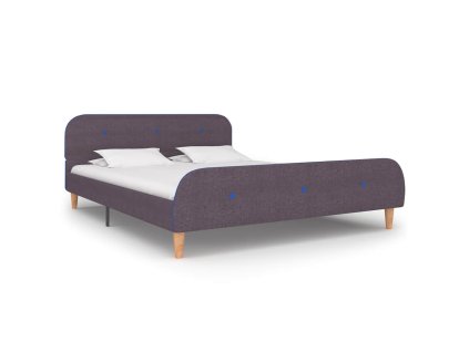 Rám postele bez matrace Taupe látka 135x190 cm 281118