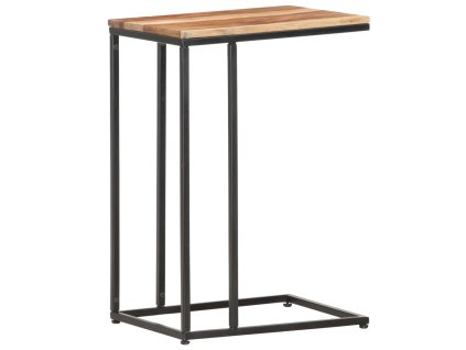 Odkládací stolek 35 x 45 x 65 cm masivní dřevo 286397