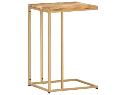 Odkládací stolek 35 x 45 x 65 cm masivní mangovníkové dřevo 286400