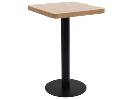 Bistro stolek světle hnědý 50 x 50 cm MDF 286427