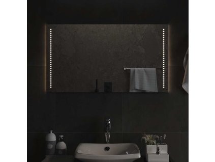 Koupelnové zrcadlo s LED osvětlením 90 x 50 cm 151732