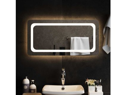 Koupelnové zrcadlo s LED osvětlením 80 x 40 cm 151785