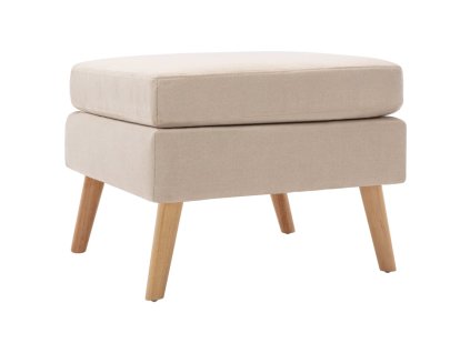 Podnožka krémová textil 288736