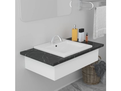 Zabudované umyvadlo 42 x 39 x 18 cm keramika bílé 145060