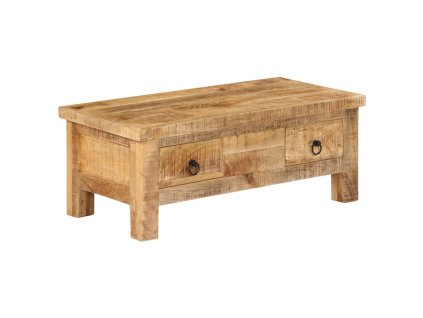 Konferenční stolek 90 x 45 x 35 cm masivní mangovníkové dřevo 247326