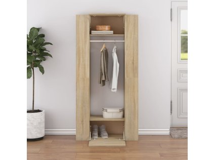 Skříňky do předsíně 2 ks dub sonoma kompozitní dřevo 3082038