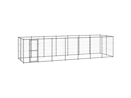 Venkovní psí kotec ocel 16,94 m² 3082300