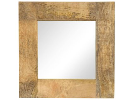 Zrcadlo z masivního mangovníkového dřeva 50 x 50 cm 246301
