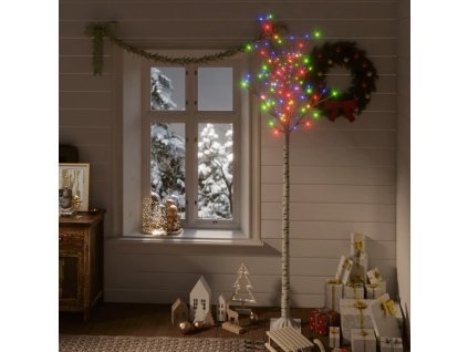 Vánoční stromek 200 barevných LED 2,2 m vrba dovnitř i ven 328687