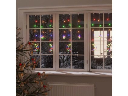 Pohádková světla hvězda a měsíc ovladač 345 LED barevná 328801