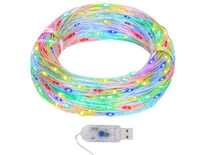 Světelný řetěz s mikro LED 40 m 400 LED barevný 8 funkcí 328850