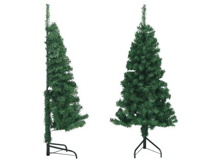 Rohový umělý vánoční stromek zelený 150 cm PVC 329163